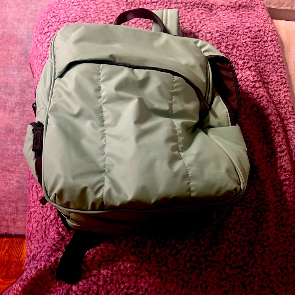CALPAK Luka Laptop Backpack Sage Green